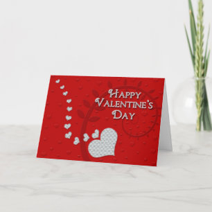 Cartes Pour Fêtes Annuelles Heureuse Sainte-Valentin - Coeurs de bijoux