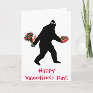 Cartes Pour Fêtes Annuelles Heureuse Sainte-Valentin de Bigfoot !