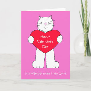 Cartes Pour Fêtes Annuelles Heureuse Sainte-Valentin de grand-maman