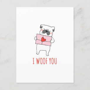 Cartes Pour Fêtes Annuelles Heureuse Sainte-Valentin - Drôle Chien Valentine C