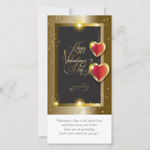 Cartes Pour Fêtes Annuelles Heureuse Sainte-Valentin Lovely Elegant Classic