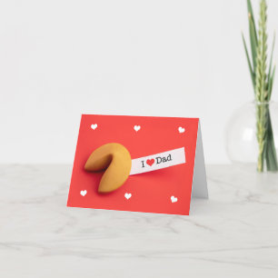 Cartes Pour Fêtes Annuelles Heureuse Sainte-Valentin Papa Fortune Cookie