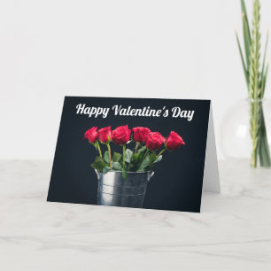 Cartes Pour Fêtes Annuelles Heureuse Sainte-Valentin pour n'importe qui Roses