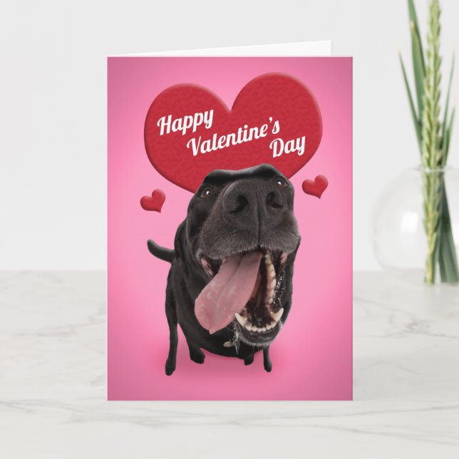 Cartes Pour Fêtes Annuelles Heureuse Sainte-Valentin pour tous les mignons Chi (Devant)