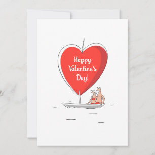 Cartes Pour Fêtes Annuelles Heureuse Sainte-Valentin Red Heart Amateurs de voi