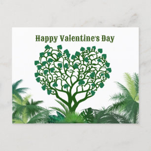 Cartes Pour Fêtes Annuelles Heureuse Sainte-Valentin vert naturel pour vous