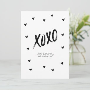 Cartes Pour Fêtes Annuelles Heureuse Sainte-Valentin XoXo Joyeux anniversaire 