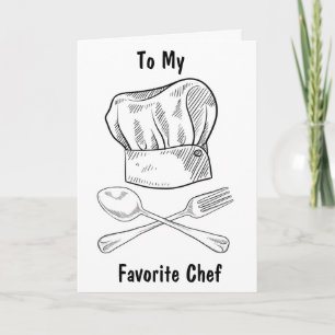 CARTES POUR FÊTES ANNUELLES HEUREUX *ANNIVERSAIRE* À MON *CHEF PRÉFÉRÉ*