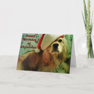 CARTES POUR FÊTES ANNUELLES HEUREUX "ANNIVERSAIRE DE NOËL" POUR VOUS