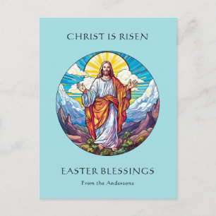 Cartes Pour Fêtes Annuelles Heureux Bénédictions de Pâques Religieux Catholiqu