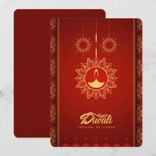 Cartes Pour Fêtes Annuelles Heureux Diwali