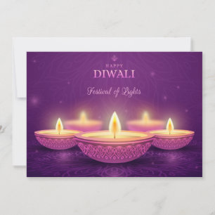 Cartes Pour Fêtes Annuelles Heureux Diwali