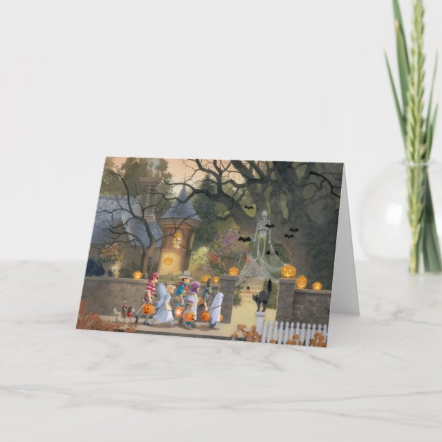 Cartes Pour Fêtes Annuelles heureux halloween (Devant)