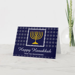 Cartes Pour Fêtes Annuelles HEUREUX HANOUKKA   Étoile de David