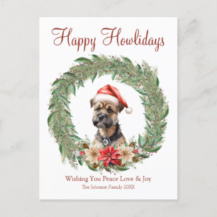 Cartes Pour Fêtes Annuelles Heureux Howlidays mignon Cairn Terrier Chien
