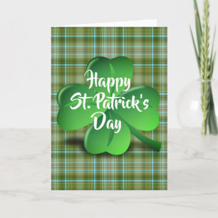 Cartes Pour Fêtes Annuelles Heureux Jour de la Saint Patrick Lucky Green Shamr