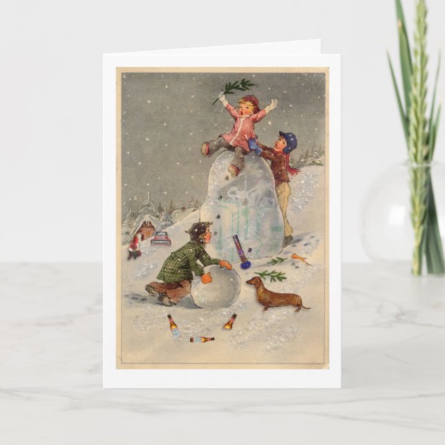 Cartes Pour Fêtes Annuelles Heureux ! Nouvelle année… (Devant)