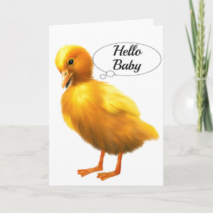 CARTES POUR FÊTES ANNUELLES HEUREUX PÂQUES **BÉBÉ** DE PETIT DUCK!!!