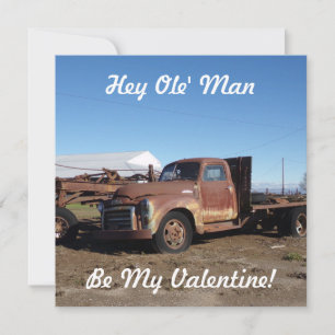 Cartes Pour Fêtes Annuelles Hey Ole Man, Sois Ma Saint Valentin Drôle