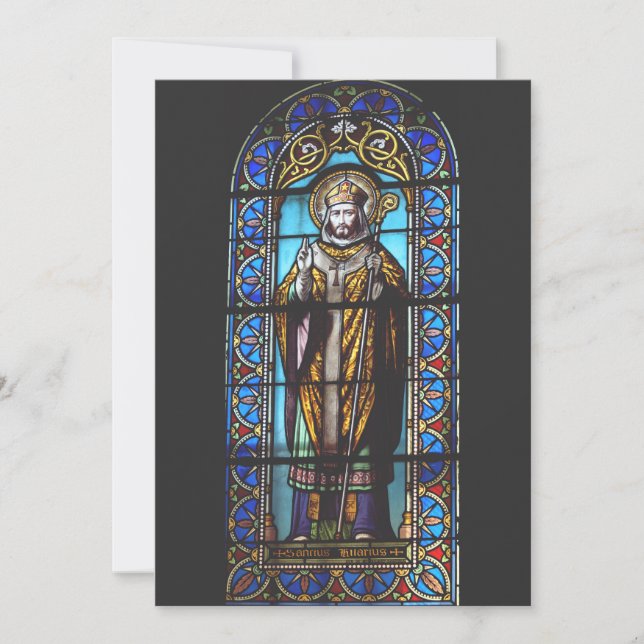 Cartes Pour Fêtes Annuelles Hilaire de Poitiers (Devant)