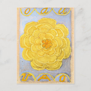 Cartes Pour Fêtes Annuelles Hilma af Klint - Chaos Primordial, No 24