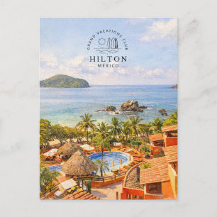 Cartes Pour Fêtes Annuelles Hilton Grand Vacations Club Aquarelle de Mexico