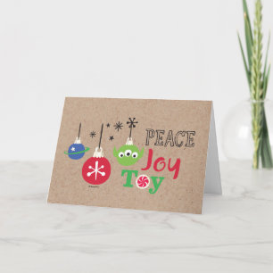 Cartes Pour Fêtes Annuelles Histoire du jouet   Peace Joy Toy