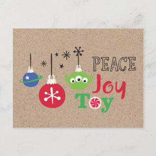 Cartes Pour Fêtes Annuelles Histoire du jouet   Peace Joy Toy