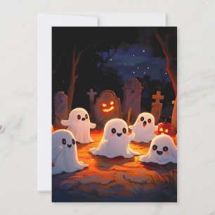 Cartes Pour Fêtes Annuelles Histoires de fantômes Éffrayantes