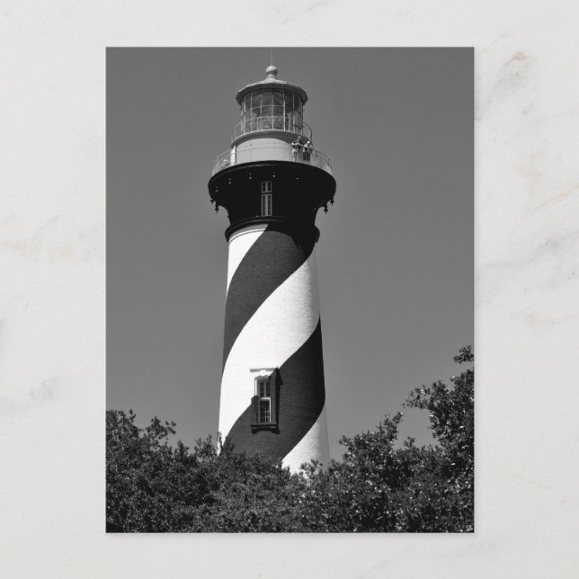 Cartes Pour Fêtes Annuelles Historique St Augustine, Phare de Floride (Devant)