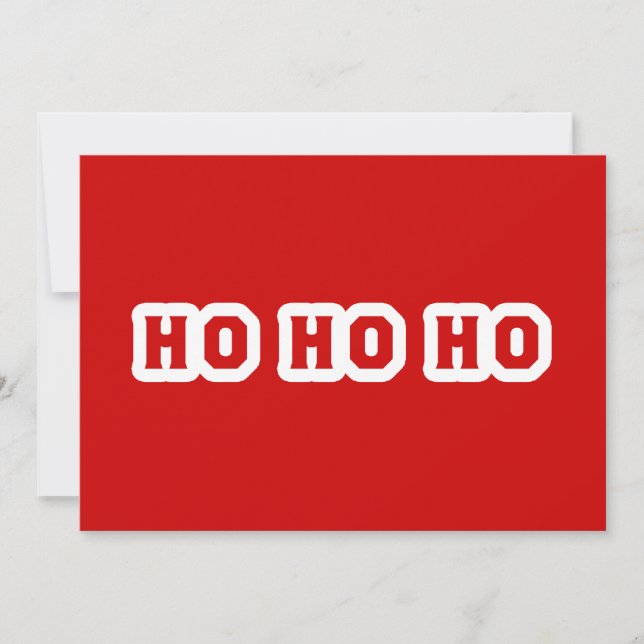 CARTES POUR FÊTES ANNUELLES HO (Devant)