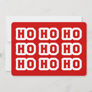 CARTES POUR FÊTES ANNUELLES HO HO