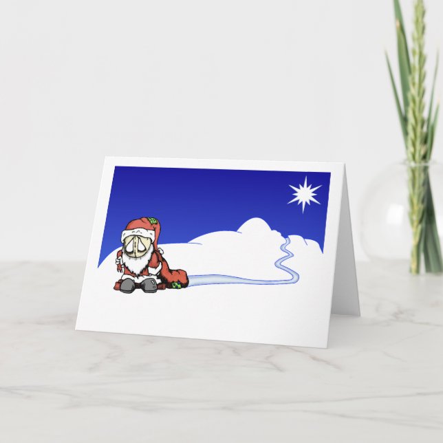 CARTES POUR FÊTES ANNUELLES HO HO BOURDONNEMENT (Devant)