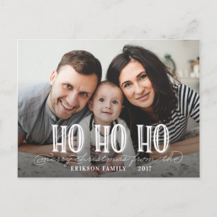 CARTES POUR FÊTES ANNUELLES HO HO HO