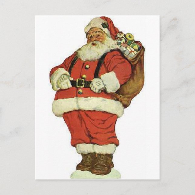 Cartes Pour Fêtes Annuelles Ho Ho Ho Santa Claus (Devant)