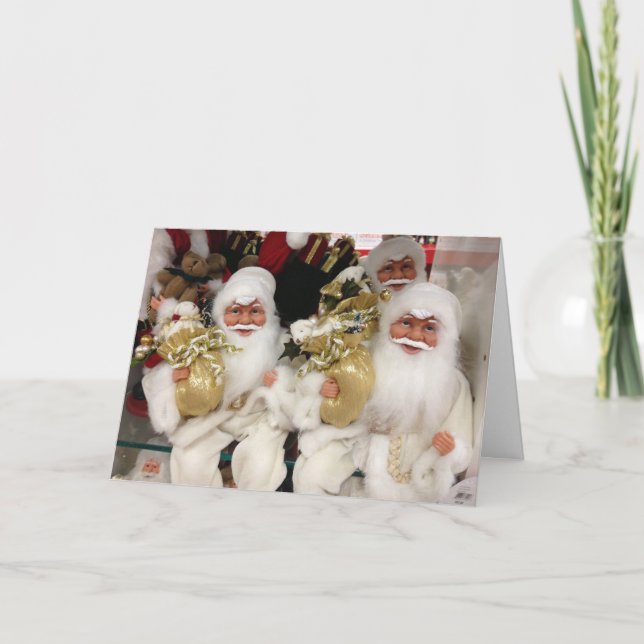 CARTES POUR FÊTES ANNUELLES HO HO HO TO MON VIN À NOËL (Devant)