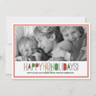 Cartes Pour Fêtes Annuelles Ho Ho Holidays x1