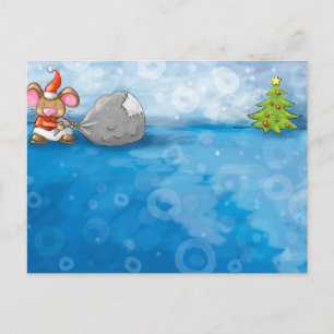 Cartes Pour Fêtes Annuelles ho ho joyeux noël souris