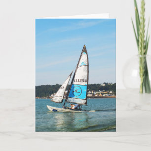 Cartes Pour Fêtes Annuelles Hobie cat vole