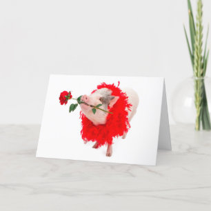 Cartes Pour Fêtes Annuelles Hog You to Myself - Love Expression Card
