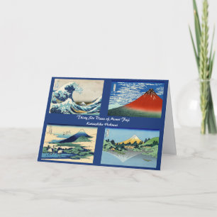 Cartes Pour Fêtes Annuelles Hokusai - Bonne année / 36 Vues sur le Mont Fuji