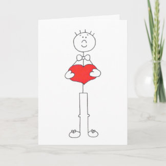 Cartes Pour Fêtes Annuelles HoldingHeart