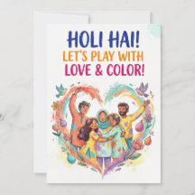 Holi Hai ! Jouons avec amour et couleur