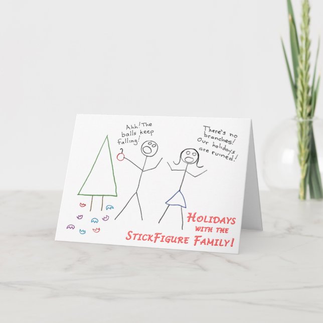 Cartes Pour Fêtes Annuelles Holiday (Devant)