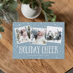 Cartes Pour Fêtes Annuelles Holiday Cheer   3 Collage photo
