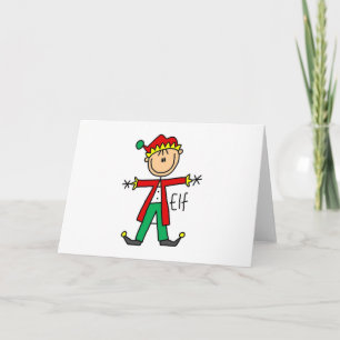 Cartes Pour Fêtes Annuelles Holiday Elf