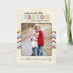Cartes Pour Fêtes Annuelles Holiday Photo