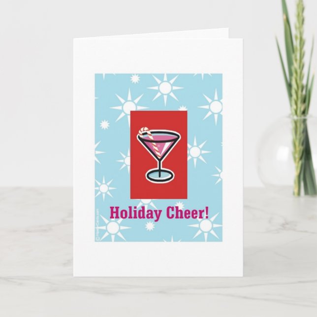 Cartes Pour Fêtes Annuelles Holiday Vodka Cheval (Devant)
