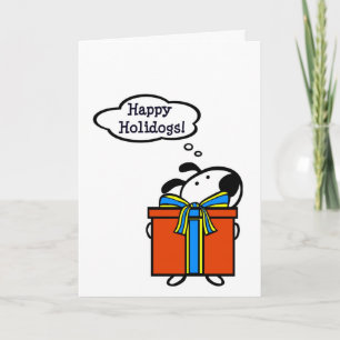 Cartes Pour Fêtes Annuelles Holidogs