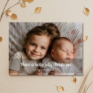 Cartes Pour Fêtes Annuelles Holly Jolly Mayhem — Noël avec les enfants